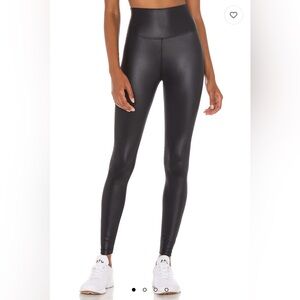 Piper Legging in Black Beach Riot Shiny NEW